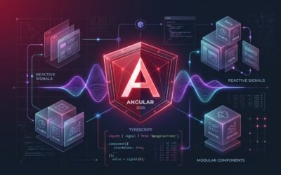 Angular 2026 Signals and Enterprise Architecture AI Illustration