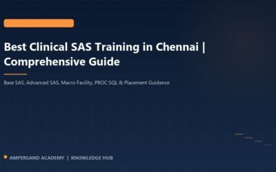 Best Clinical SAS Training in Chennai Guide