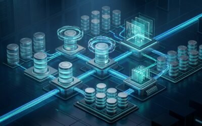MySQL 8.4 LTS Enterprise Database Architecture and Indexing 3D Illustration